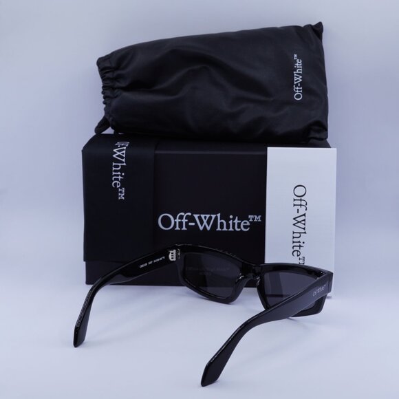 🕶️New Off-White OERI135 MIRAMAR 1007 Sunglasses - Black Frame, Grey Lenses - Picture 10 of 10